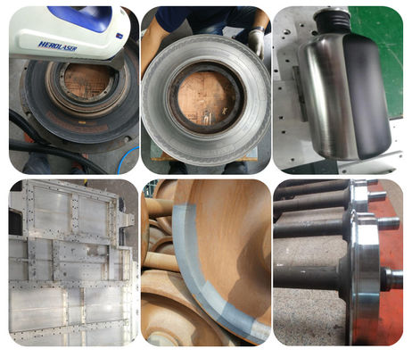 Handheld Laser Rust Cleaning Machine , 2000w Laser Rust Removal Machine Purple Horn